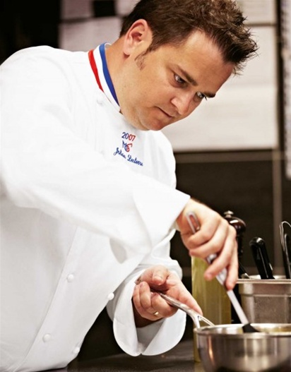 'The Grand Chef' Chef Jacket EXCLUSIVE French tricolor collar 100% Long Fiber Pima Premium Cotton, the finest cotton in the world!