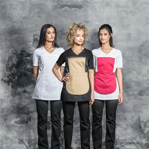 Ying Yang HYBRID slip-on tunic with a V-neckline