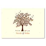 Seeded Paper Thank you cards | Apple Tree (Burnt Orange)