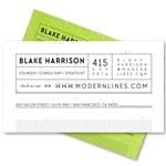 Modern Business Cards | Urban Lines