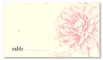 Camellia Wedding Place Cards