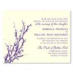 Affordable Wedding Invitations~ Cherry Tree Branches