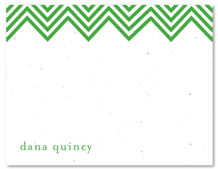 Unique Business Stationery on seeded paper - Chevron