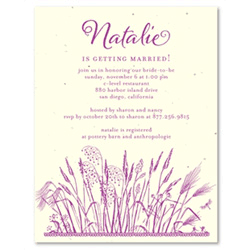 Wildflowers Bridal Shower Invitations ~ Crested Butte