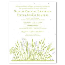 Wildflowers Wedding Invitations ~ Crested Butte