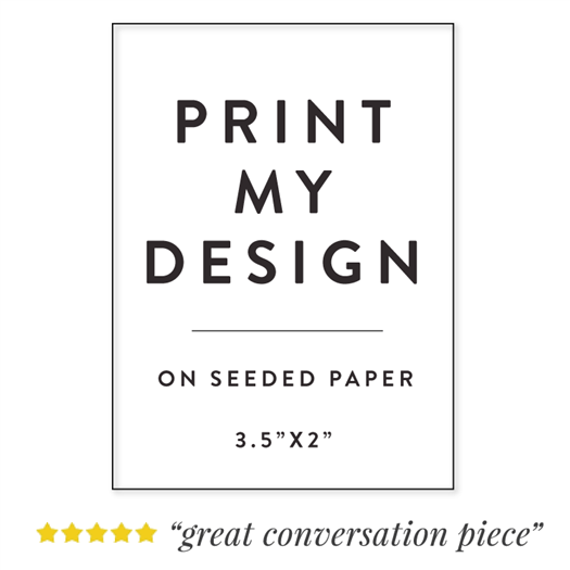 Custom Seeded Paper Business Cards | Rectangle