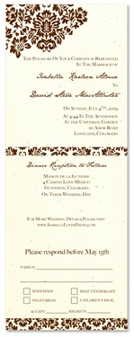 Plantable Wedding Invitations - Dan's Mask (seeded paper)