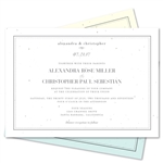 Framed Wedding Invitations | Elegant Frame (plantable paper)