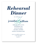 Elegant Reception Rehearsal Dinner Invitations