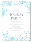 Holiday Party Invitations | Festive Snow