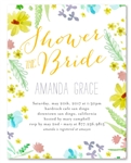 Watercolor Bridal Shower Invitations | Floral Grace