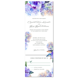 Hydrangea Wedding Invitations | French Hydrangea