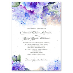 Hydrangea Wedding Invitations | French Hydrangea