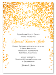 Black Tie Gala Invitations - Gold Snow (100% recycled)