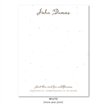 Unique Business Stationery on seeded paper - Handwritten