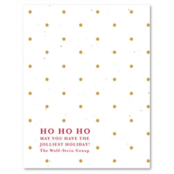 Christmas Business Cards | Ho Ho Dots