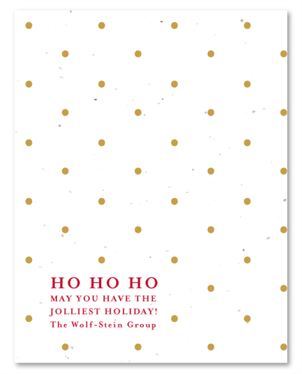 Christmas Business Cards | Ho Ho Dots