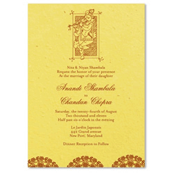 Indian Wedding Invitations ~ Krishna