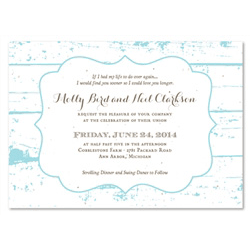 Shabby Chic Wedding Invitations ~ La Grange