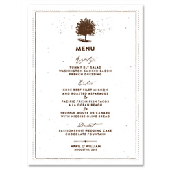 Living Tree Plantable Wedding Menus