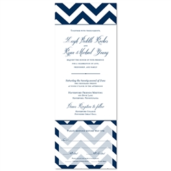 Send n Sealed Invitations Modern Chevron (100% recycled antique paper)