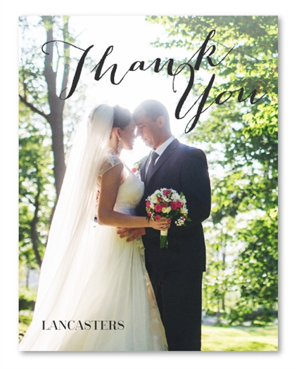 Photo Thank You Card | Modern For Ever (100% recycled paper)