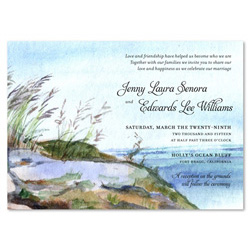 Watercolor Wedding Invitations Nantucket