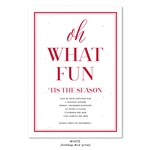 Unique Holiday Invitations | Oh What Fun