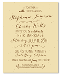 Unique Wedding Invitations ~ Organic & Handwritten