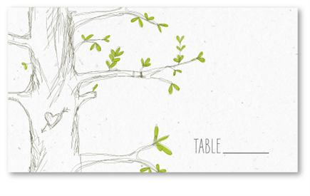 Wedding Place Cards - Our Tree