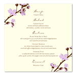 Natural Wedding Programs ~ Passionate Blossoms (recycled)