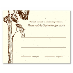 Plantable RSVP Cards ~ Pine Gap (seeded paper)