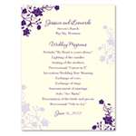 Garden Wedding Programs | Garden's Jewels