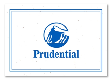 Prudential Real Estate Cards on seeded paper by Green Business Print