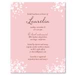 Pink Bridal Shower Cards | Romance Petals (100% recycled paper)