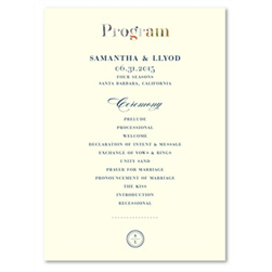 Unique Wedding Programs Romantique by ForeverFiances