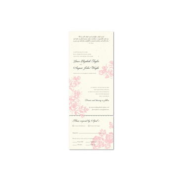 Send n Sealed Invitations ~ Rose Garden (100% recycled)