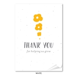 Plantable Thank you notes | Seed to Flower