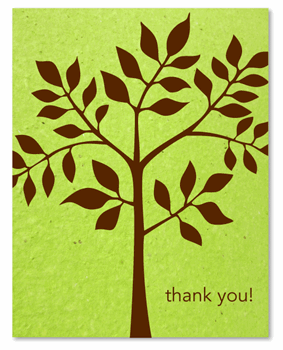 Plantable Thank you cards ~ Shalom
