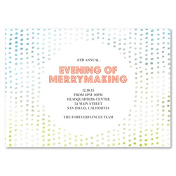 Business Holiday Party Invitations | Shimmery Night