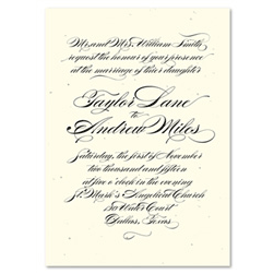 Script Wedding Invitations | Simply Script