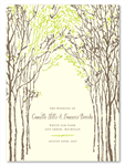 Unique Wedding Programs ~ Southern Trees