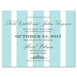 Unique Wedding Invitations ~ Striped Bonbon *plantable