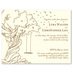 Summer Wedding Invitations | Summer Day (seeded paper)