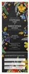 Chalkboard Floral Wedding Invitations Wedding Invitations | Summer Stories (100% recycled chalk paper)