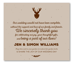 Rustic Antlers Wedding Favors | The Cabin