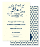 Plantable Wedding Invitations ~ At the touch of Love