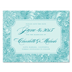 Wedding Save the Date cards~ Tree Bark (seeded paper)
