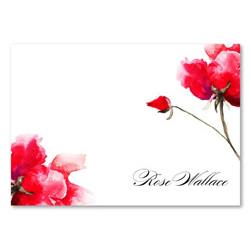 Rose Thank you cards | Valentino Rose