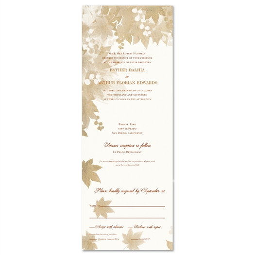 Send n Sealed Wedding Invitations ~ Vintage Fall